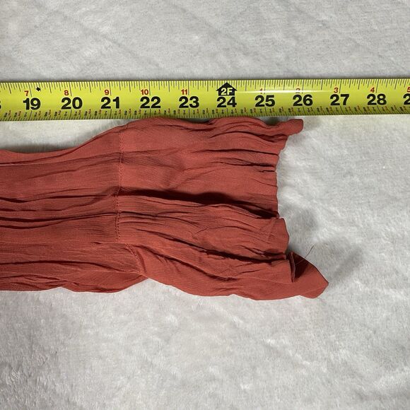 Vtg Apt. 9 Women's Sz XL Button Up Top Crinkly Dusty Rose WhimsiGoth FairyGrunge - Picture 7 of 7